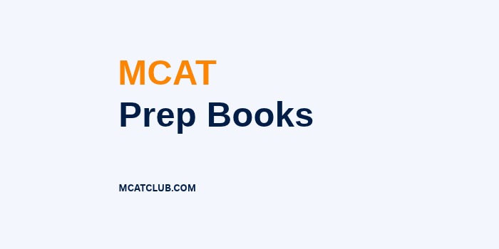 MCAT Prep books