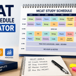 MCAT Study Schedule Generator